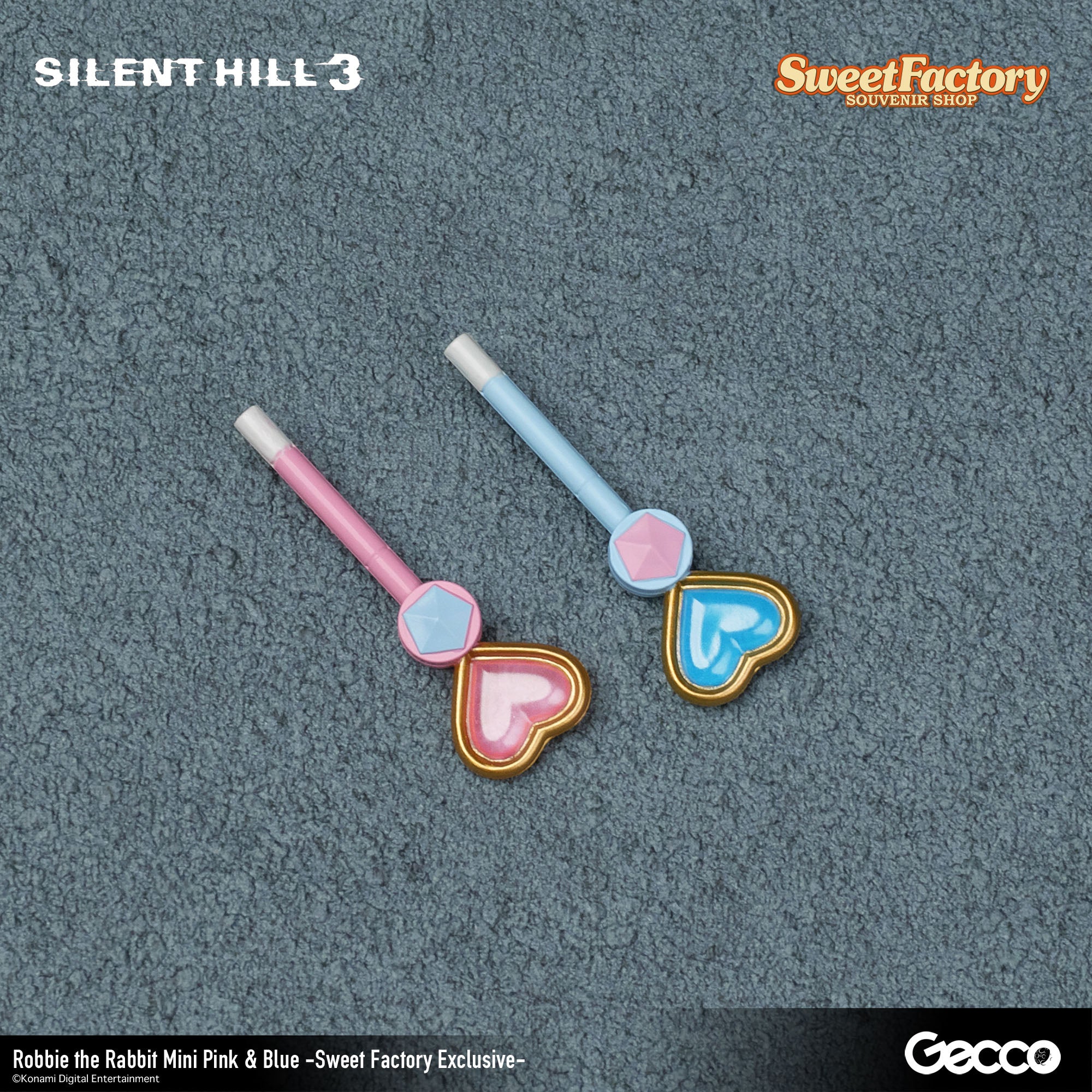 SILENT HILL 3/ Robbie the Rabbit Mini Pink & Blue Sweet Factory Exclus