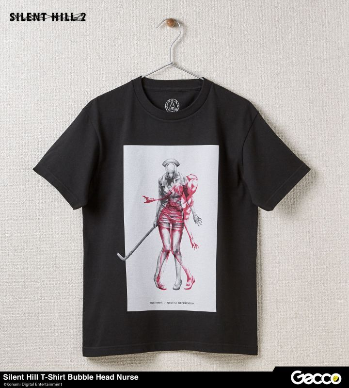 しょー:サイレントヒル2 ピラミッドヘッドTシャツM Silent Hill 2 T-Shirt Pyramid Head Shirt Silent Hill Game